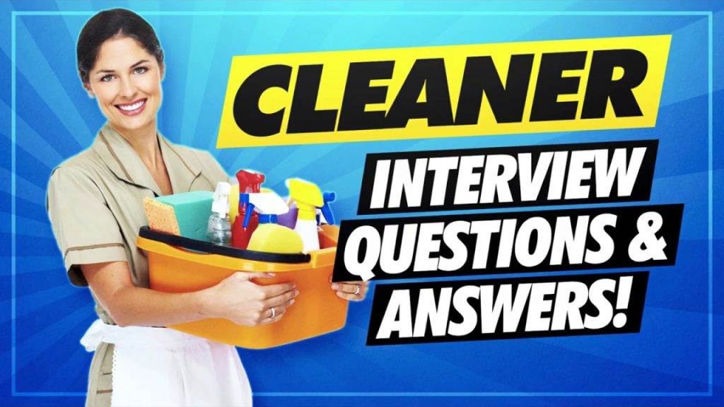 Common Interview Questions for Office Cleaners