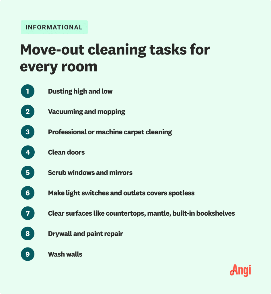 How Clean Should Your House Be When You Move Out?